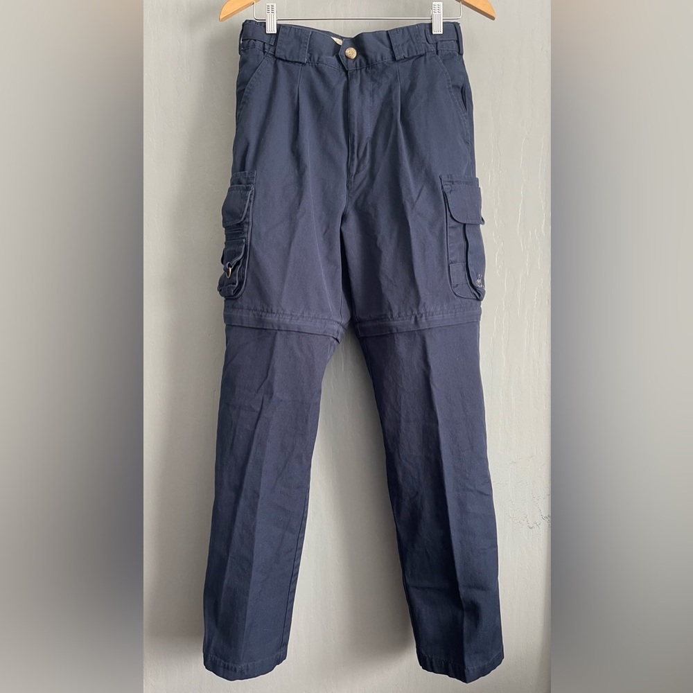 Misty Mountain Men’s Convertible Navy Cargo Pants Zip off  Shorts